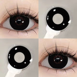 Cosplay Contact lenses Cosmetics Colored Pupils Halloween Cosplay Makeup Black Contact Lenses White Lenses Big Eyes 14.5mm