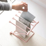 Popxstar  1pc Foldable Towels Hanger Cleaning Rag Rack Organizer Dish Washing Holder Bathroom Towel Holder Kitchen Accessories