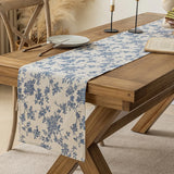 Popxstar Vintage Printing Table Runners Coffee Kitchen Dining Table Home Decor Christmas Wedding Holiday Farmhouse Style Chic Handmade