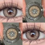 1Pair Colored Contact Lenses Beauty Pupil Blue Lenses Eye for Natural Effect Eyes Cosmetic Brown Eye Lenses Free Shipping