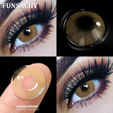 Popxstar  1Pair New Colored Contact Lenses for Eyes Big Black Eye Lens Natural Yearly Cosmetics Beauty Women Men Pupils Fast Ship
