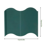 Popxstar 20Pcs Garden Fence PP Plastic Lawn Path Border DIY Plant Flower Border Yard Lawn Palisade Decorations Accessories New