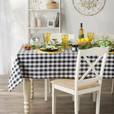 Popxstar Checkered Tablecloth Kitchen, Wedding, Holiday Table Decoration Tablecloth, Outdoor Picnic Tablecloth