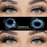 New Red Lenses Halloween Colored Contact Lenses Cosplay Pink Eyes Lens Anime Eyes Blue Green Makeup Contact Purple Lens