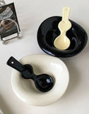 Popxstar Handmade Ceramic Dessert Bowl Solid Color Yogurt Bowl Household High-value Tableware Fruit Salad Breakfast Oat Yogurt Bowl