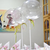Popxstar 1/3/5pcs Self-stick Base Table Balloon Stand Balloon Stick Balloon Holder Column Wedding Birthday Party Baby Shower Decorations