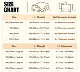 Double Layer Rabbit Fur Sherpa Blanket Winter Thick Warm Fluffy Faux Fur Throws Blankets for Sofa Soft Plush Bed Cover Blanket