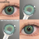 1pair Colored Contact Lenses Blue Eyes Lenses Gray Beautiful Pupils Natural Brown Eye Contact Green Makeup Lens Yearly