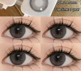 Popxstar 2Pcs Blue Color Contact Lenses with Myopia Diopter High Quality Eye Contacts Beauty Pupil Makeup Yearly Use Fast Shipping
