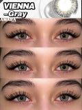 Popxstar  Big Diameter Black Lenses 14.5mm Lenses Colored Contact Lenses for Eyes Big Eye Lenses Natural Look Brown Lenses