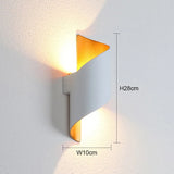 Popxstar  Outdoor wall lights, waterproof hallway, outdoor wall lights, living room, Nordic terrace, balcony, corridor, courtyard lights