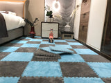 Popxstar Soft Plush Children's Mat Baby Play Mat Baby Toys Eva Foam Puzzle Carpet In Children's Room Keep Warm Playmat 30*30*1CM