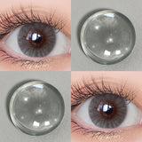 Popxstar Natural Contact Lenses with Degree Colored Pupils for Eyes Cosmetics  Lenses with Diopters Prescription Lenses Icy Gray Lens