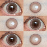 Popxstar Pink Eye Color Lenses Myopia Color Contact Lenses for Eyes 2pcs/pair Natural Lenses Pupils Brown Blue Grey Fashion Lens