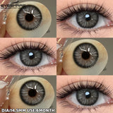 1pair/2pcs Blue Contact Lenses Color Contacts for Eyes Brown Eye Lenses Gray Lenses Yearly Cosmetic Makeup Eye Contacts