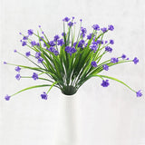Popxstar spring decor 5PCS Artificial Flowers for Outdoor Decoration Spring Summer Decoration UV Resistant Plastic Greenery Shrubs Home Garden Decor