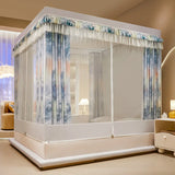 New Design 2 Layer Mosquito Net Large Space Dust Baby Anti-drop Bracket Encryption Bed Canopy Curtains 1.7M Height
