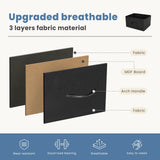 Popxstar Desser For Bedroom With 7 Fabric Drawers Organizer Storage Closet Chest Clothes For Living Room Display Cabinet Of Furniture