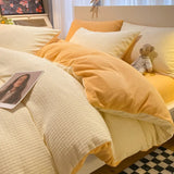 Popxstar  new 3D winter engraved thickened milk fleece double-sided fleece quilt cover coral fleece dormitory single quilt cover