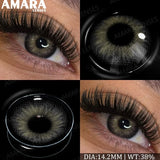 Popxstar  Fashion Colored Contact Lenses Natural Brown Eye Lens Gray Contact Eye Lenses Blue Lenses Contacts for Dark Eyes