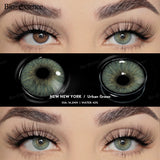 Popxstar 1 Pair Colored Contact Lenses Blue Eye Contact  Fashion Blue Lenses Green Lenses Colored YearlyPupils Fast Shipping