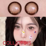 Popxstar Coslens Super Big 14.50mm  Contacts Lenses with Power for Eye Colors Anime Eyewear Accessories lentes de contacto Colliopsis
