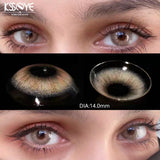 Popxstar  1 Pair Color Contact Lenses for Eyes Myopia Diopter Natural Brown Eyes Color Lenses Beauty Pupil Yearly Use Fast Shpping