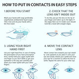 Popxstar  1 Pair High Quality Color Contact Lenses with Diopter Myopia Eyes Contacts Lens Beauty Pupil Makeup Yearly Fast Shipping