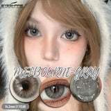 1Pair Natural Colored Contacts Lenses Gray Eye Contacts  Soft Brown Eyes Lenses Yearly Korean Pink/Purplr Beauty Pupils