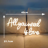 Popxstar shop party pieces Better Together Neon Sign LED Light with Adjustable Brightness Perfect Wedding Decor Anniversary Mr Mrs Party Decoration USB 5V