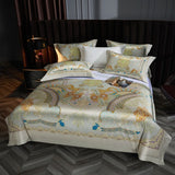 Popxstar  Premium 1000TC Egyptian Cotton Luxury Bedding Set Boho Style Digital Printing Duvet Cover Flat/Fitted Bed Sheet Pillowcases 4Pcs