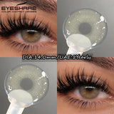 Popxstar Natural Brown Lenses Eyes Colored Cosmetic Contact Lens Blue Gray Eye Lens Green Eyes Contacts Yearly  Beauty Pupils