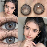 Popxstar  1 Pair Colorcon Korean Lenses Colored Contact Lenses for Eyes Big Eye Lenses Pink Lenses Blue Eye Lenses