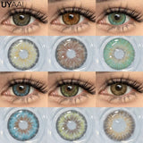 Popxstar  NEW Cleopatra Series Contact Lenses Cosmetics Eye Color Lenses Woman Accesories Black Lens Makeup Beauty Brown Lenses