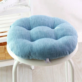 Solid color round Seat cushion thick linen-cotton chair stool cushion Four Seasons winter home kindergarten school student