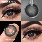 1 Pair Lucifer Series Color Contact Lenses for Eyes Natural Blue/Brown/Gray/Green Lens 14.5mm Big Eyes Contacts Yearly