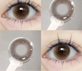 Popxstar Korea Color Contact Lens 2Pcs Hot Sale Myopia Lenses Degree Natural Fashion Contact Lenses Green Pink Soft Lens Yearly