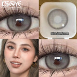 Popxstar  1 Pair New Color Contact Lenses with Free Case Myopia Prescription Eyes Contacts Beauty Pupil Lens Yearly Fast Shipping