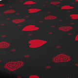 Popxstar Four Seasons Men and Women Simple Fashion Love Print Sanded Bedspread Home Bedroom Hotel