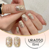popxstar UR SUGAR 15ml Jelly Milky White Translucent Color Gel Polish Semi Permanent UV Gel Nail Art Soak Off Gel Varnish Latest Fashion