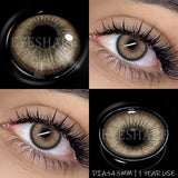 Yearly Use black Color Contact Lenses Cosmetic Natural Contact Lenses Soft Eye Lenses Beauty Pupils 1 Pair 14.2mm