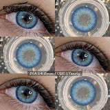 1Pair Natural Colored Contact Lenses Gray Pupils Lens Blue Eye Lenses Brown Makeup Lenses Green Contacts Color Eye Lens