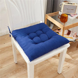 Popxstar Solid Chair Cushion Square Mat Cotton Upholstery Soft Padded Cushion Pad Office Home Or Car Garden Sun Lounge Seat Cushion