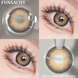 Popxstar  New Colorful Contact Lenses for Eyes 1 Pair Natural Fashion Contact Lenses Blue Gray Eyes Lens Yearly Cosmetics Pupils