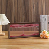 Wooden Frame 3D Sandscape Moving Sand Art Picture Quicksand Hourglass Craft Square Flowing Sand Painting Office Home Decor Gifts