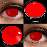 Cosplay Color Contact Lenses for Eyes Anime Eye Lens 1Pair White Black Lenses Contact Lenses Cosmetic Color Lens Eyes