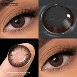 Color Contact Eye Color Lenses Makeup Natural Brown Lens Cosmetics Gray Eyes Lenses Woman Makeup Softlenses