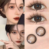 Popxstar  1 Pair Korean Brown Contact Lense Color Eye Contacts Lenses Myopic Natural Fashion Pupil High Quality  Lens Fast Shipping