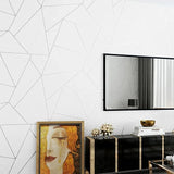 Popxstar  Curved Striped Film and Television Wall Decoration, 3D Stereoscopic TV Background Wall Wallpaper, Bedroom Living Room Wallpaper
