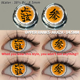 Popxstar Colored Contact Lenses 2pcs Colorful Contact Lenses Anime Cosplay Contact Eye Lenses Halloween Beauty Makeup Color Lens